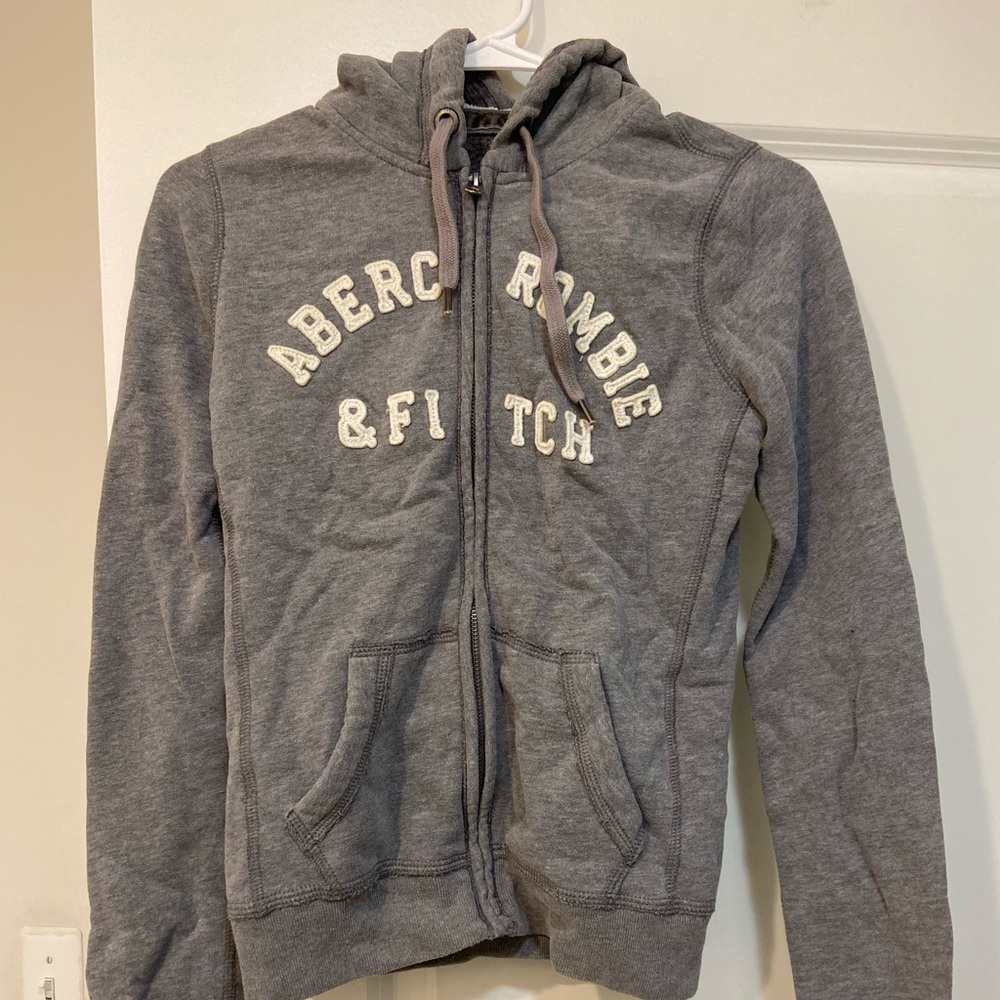 Abercrombie and Fitch Womens Size S Grey Hoodie